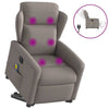 Sta-Op-Massagestoel Stof Taupe