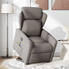Sta-Op-Massagestoel Stof Taupe