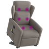 Sta-Op-Massagestoel Stof Taupe