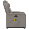Sta-Op-Massagestoel Stof Taupe
