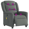 Massagestoel Stof Donkergrijs