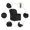 Massagestoel Stof Zwart