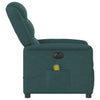 Massagestoel Stof Donkergroen