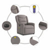 Massagestoel Stof Taupe