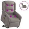 Sta-Op-Massagestoel Stof Taupe