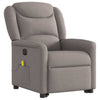 Sta-Op-Massagestoel Stof Taupe