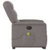 Sta-Op-Massagestoel Stof Taupe
