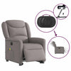 Sta-Op-Massagestoel Stof Taupe