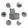 Fauteuil Stof Lichtgrijs