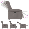 Fauteuil Verstelbaar Elektrisch Stof Taupe