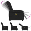 Massagestoel Stof Zwart