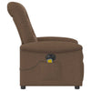Massagestoel Stof Bruin
