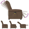 Massagestoel Stof Bruin