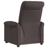 Massagestoel Stof Donkerbruin