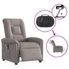 Massagestoel Stof Taupe