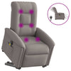 Sta-Op-Massagestoel Stof Taupe