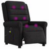 Massagestoel Stof Zwart