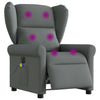 Massagestoel Stof Donkergrijs