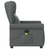 Massagestoel Stof Donkergrijs