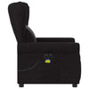 Massagestoel Stof Zwart