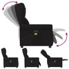Massagestoel Stof Zwart