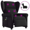 Massagestoel Stof Zwart