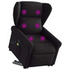 Sta-Op-Massagestoel Stof Zwart