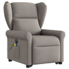 Sta-Op-Massagestoel Stof Taupe