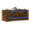 Salontafel Met Led-Verlichting Bewerkt Hout Eiken