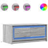 Salontafel Met Led-Verlichting Bewerkt Hout Eiken