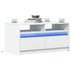 Salontafel Met Led-Verlichting Bewerkt Hout