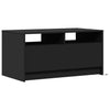 Salontafel Met Led-Verlichting Bewerkt Hout