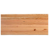 Eettafel Met Natuurlijke Rand Massief Eikenhout Rechthoekig Zwart