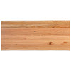 Eettafel Met Natuurlijke Rand Massief Eikenhout Rechthoekig Zwart