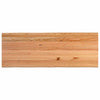 Eettafel Met Natuurlijke Rand 220X80X74 Cm Massief Eikenhout Natuurlijk Staal