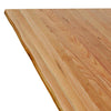 Eettafel Met Natuurlijke Rand Eikenhout Lichtbruin