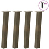 Eettafel Rechthoekig 240X80X74 Cm Massief Eikenhout Lichtbruin Naturel