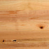 Eettafel Met Natuurlijke Rand 200X100X74 Cm Massief Eikenhout Wit