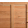 Eettafel Met Natuurlijke Rand 200X100X74 Cm Massief Eikenhout Wit