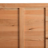 Eettafel Met Natuurlijke Rand Massief Eikenhout Rechthoekig Natuurlijk Staal