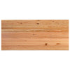 Eettafel Met Natuurlijke Rand 220X100X74 Cm Massief Eikenhout Wit