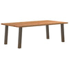 Eettafel Rechthoekig 240X80X74 Cm Massief Eikenhout Lichtbruin Naturel