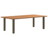 Eettafel Rechthoekig 200X90X74 Cm Massief Eikenhout Lichtbruin Naturel