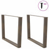 Eettafel Met Boomrand 240X120X74 Cm Massief Hout Eiken Naturel