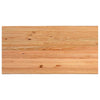 Eettafel Met Boomrand 240X120X74 Cm Massief Hout Eiken Naturel
