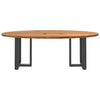 Eettafel Ovaal Massief Eikenhout Lichtbruin