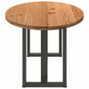 Eettafel Ovaal Massief Eikenhout Lichtbruin