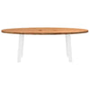Eettafel Ovaal Massief Eikenhout Lichtbruin
