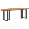 Eettafel Ovaal Massief Eikenhout Lichtbruin