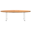 Eettafel Ovaal Massief Eikenhout Lichtbruin